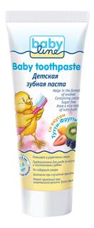 Детская зубная паста со вкусом тутти-фрутти, 75 мл Babyline