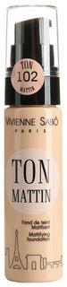 Тональный крем Vivienne Sabo Mattifying foundation Fond de teint Matifiant Ton Mattin 102