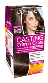 Краска для волос L`Oreal Paris Сasting Creme Gloss 513 морозный капучино