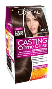 Краска для волос L`Oreal Paris Сasting Creme Gloss 400 каштан