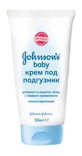 Крем под подгузник johnsons baby, 50 мл