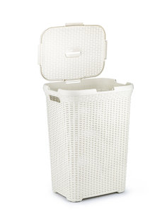 Корзина для белья Curver Style 60 л кремовая