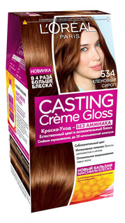 Краска для волос L`Oreal Paris Casting Creme Gloss Кленовый сироп тон 534