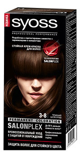 Краска для волос Syoss 3-8 Темный шоколад 50 мл