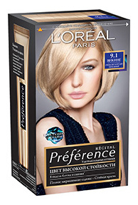 Краска для волос LOreal Paris Preference оттенок 9,1 Викинг