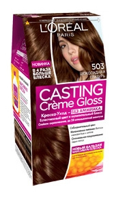 Краска для волос L`Oreal Paris Сasting Creme Gloss 503 шоколадная г.лазурь