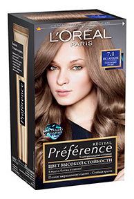 Краска для волос LOreal Paris Preference оттенок 7,1 Исландия