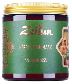Фито-маска Zeitun Против выпадения волос с грязью Мертвого моря и амлой, 250 мл Зейтун