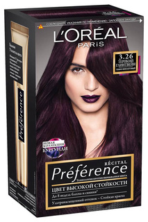 Краска для волос LOreal Paris Preference 3.26 Терпкий глинтвейн