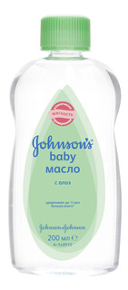 Масло johnsons baby с алоэ, 200мл