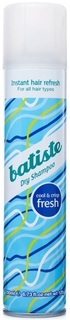 Сухой шампунь BATISTE Fresh с освежающим ароматом, 200 мл