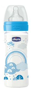 Детская бутылочка Chicco Well-Being Boy 2 мес 250 мл
