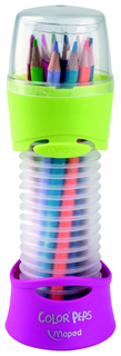 Карандаши цветные COLORPEPS, треугольн. 12цв. пенал MAPED