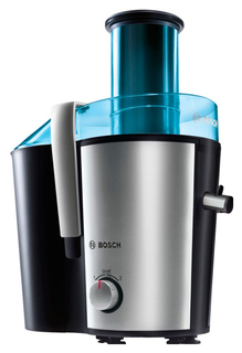 Соковыжималка центробежная Bosch VitaJuice MES3500 blue/silver