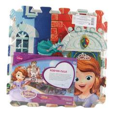 Коврик-пазл "играем вместе" disney софия прекрасная 8 элем.