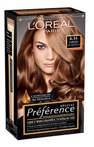 Краска для волос LOreal Paris Preference оттенок 6,35 Гавана