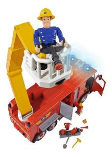 Машина со звуком, светом и функцией воды Simba Пожарный сэм