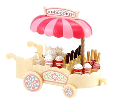 Игровой набор sylvanian families тележка с попкорном