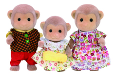 Игровой набор sylvanian families семья обезьян, 3 фигурки