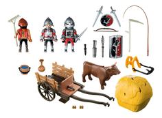 Рыцари: рыцари сокола с камуфляжной повозкой Playmobil