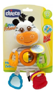 Игрушка-погремушка Chicco мягкая Зебра 21430