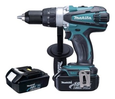 Аккумуляторная дрель-шуруповерт Makita DDF458RFE