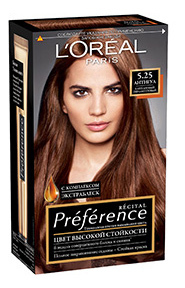 Краска для волос LOreal Paris Preference оттенок 5,25 Антигуа