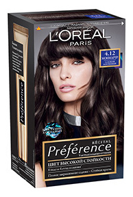 Краска для волос LOreal Paris Preference оттенок 4,12 Монмартр
