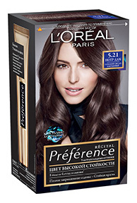 Краска для волос LOreal Paris Preference оттенок 5,21 Нотр-Дам