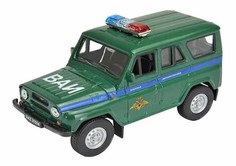Машинка инерционная Welly 42380MC Модель машины 1:34-39 УАЗ 31514 Военная Автоинспекция
