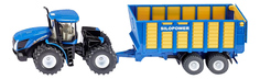 Спецтехника Siku Трактор с прицепом