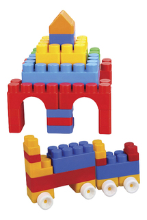 Конструктор Pilsan Jumbo Magic Blocks 40 деталей в ведре