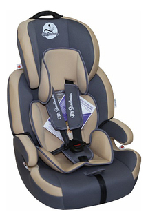 Автокресло Mr Sandman Voyager Isofix группа 1/2/3, Бежевый, Серый