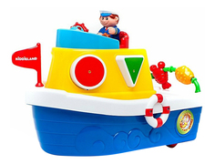 Развивающая игра Kiddieland "Мой первый корабль-сортер"