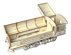Конструктор деревянный Lemmo Пенал-паровоз