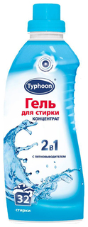 Гель для стирки Тайфун 2в1 с пятновыводителем 980 мл Taifun