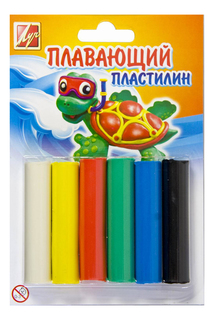 Пластилин ЛУЧ Пластилин плавающий 6 цветов 22С1430-08