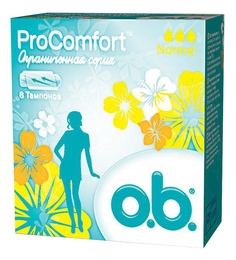 Тампоны o.b. ProComfort нормал 8шт