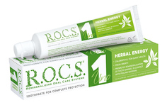 Зубная паста R.O.C.S. энергия трав 74 г.