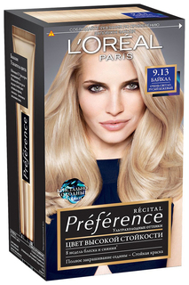 Краска для волос LOreal Paris Preference тон 9,13 Байкал 40мл