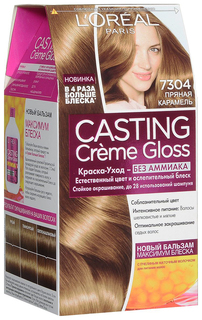 Краска для волос LOreal Paris Casting Creme Gloss тон 7,304 прянная карамель