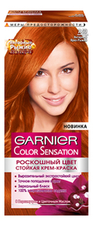 Краска для волос Garnier Color Sensation 7.40 Янтарный ярко-рыжий