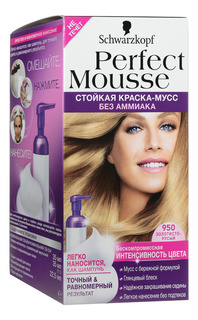 Краска для волос Perfect Mousse 950 Золотисто-Русый Schwarzkopf