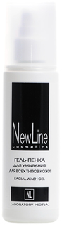 Гель-пенка для умывания NEW LINE Для всех типов кожи, 150 мл