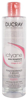 Мицеллярная вода Ducray Ictyane Eau Micellaire Hydratante 200 мл