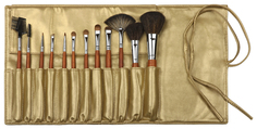 Кисть для макияжа LIMONI Mahogany 12 шт