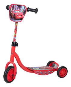 Самокат трехколесный 1 Toy Disney Тачки Т58424 красный