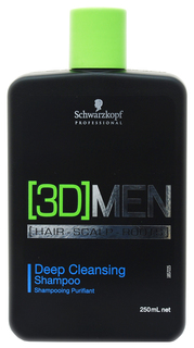 Шампунь для волос Schwarzkopf Professional 3D Men Deep Cleansing Shampoo 250 мл