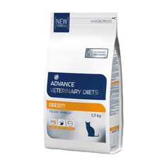 Сухой корм для кошек Advance Veterinary Diets Obesity, при ожирении, курица, 1,5кг