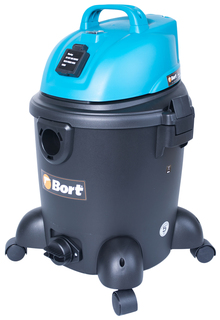 Пылесос строительный Bort BSS-1220 91271822 Синий, черный